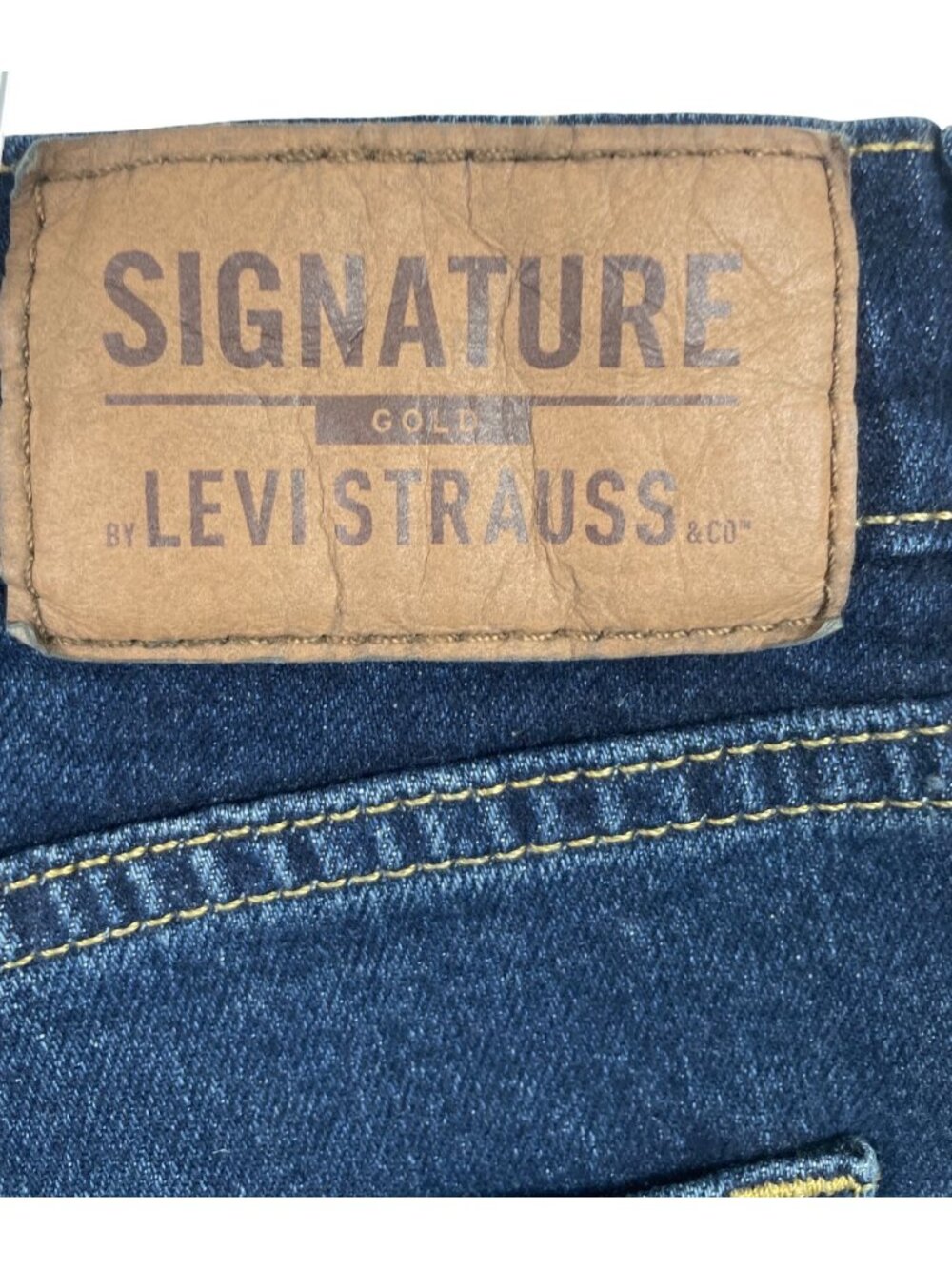 Signature Gold Levis Strauss Mens Size 40x30 Relaxed Denim Jeans - Picture 5 of 10